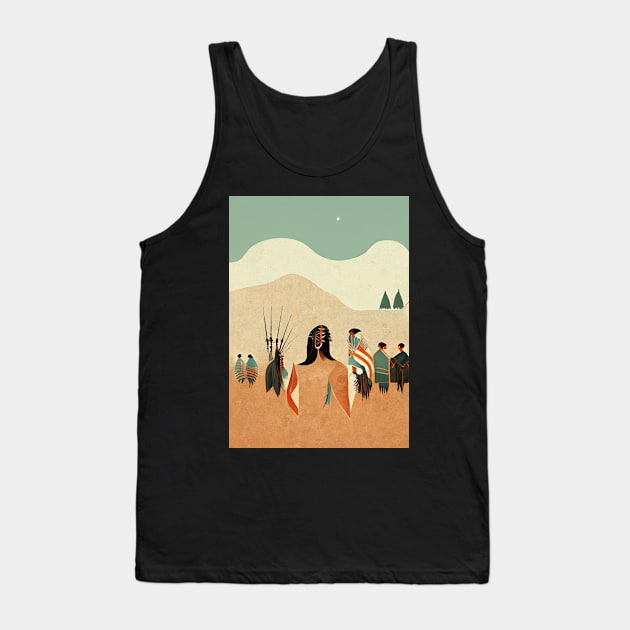 A Native Tribe Tank Top by deificusArt